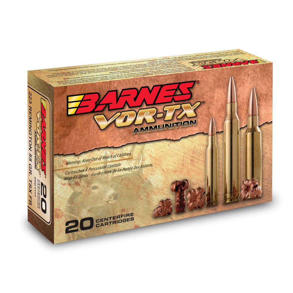 Barnes Vortx 223 55gr Tsx Shooters Choice Pro Shop