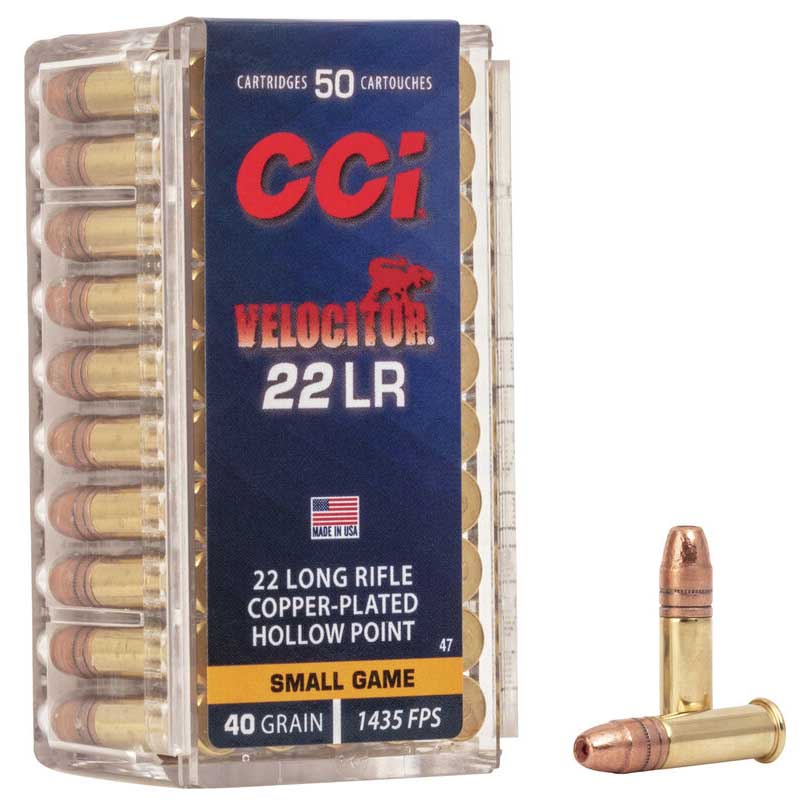 CCI VELOCITOR 40gr HP .22LR - Shooter's Choice Pro Shop