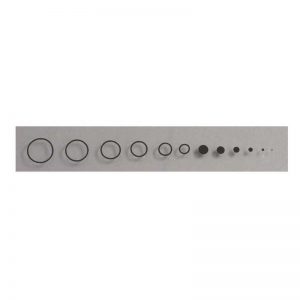 SPECIALTY ARCHERY-CIRCLES & DOTS BLACK 1pk