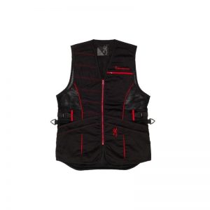 Browning Ace Shooting Vest Right Hand Black/Red