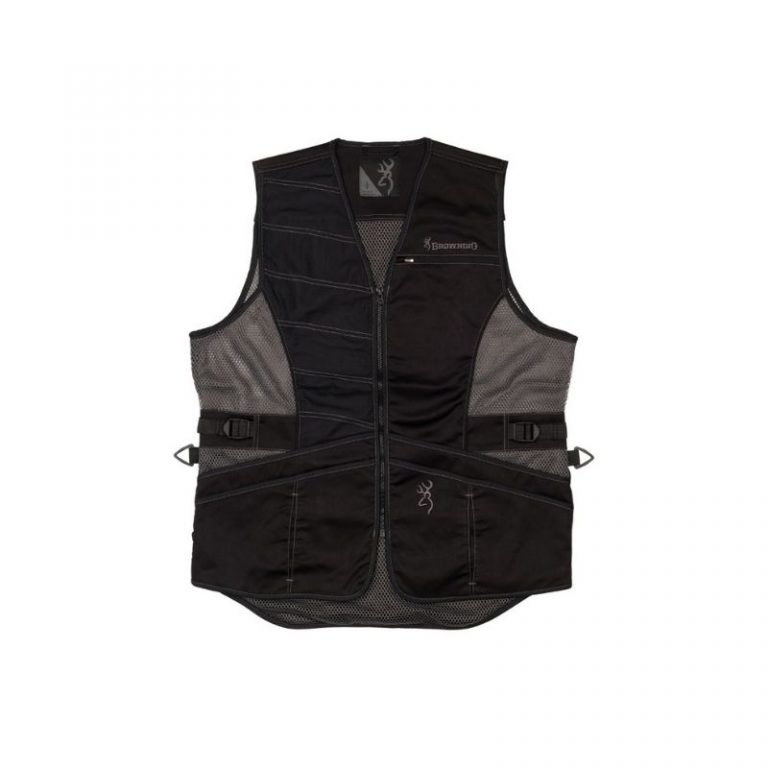 Browning Ace Shooting Vest Left Hand Blackblack Shooters Choice Pro Shop 2675