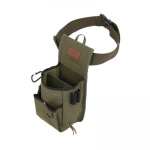 ALLEN TRIUMPH DBL COMPARTMENT SHELL BAG - GREEN