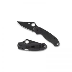 SPYDERCO PARA 3 BLACK PLAIN BLADE