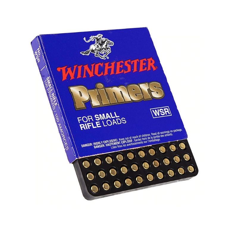 Winchester Small Pistol Primers #1-1/2 Box of 1000 (10 Trays of 100) 