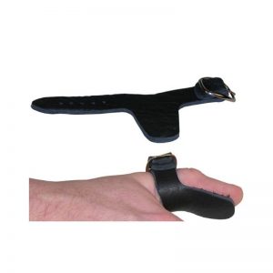 3 RIVERS-LEATHER THUMB RING BLACK