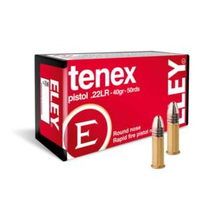 ELEY TENEX PISTOL .22 LR 40gr ROUND NOSE