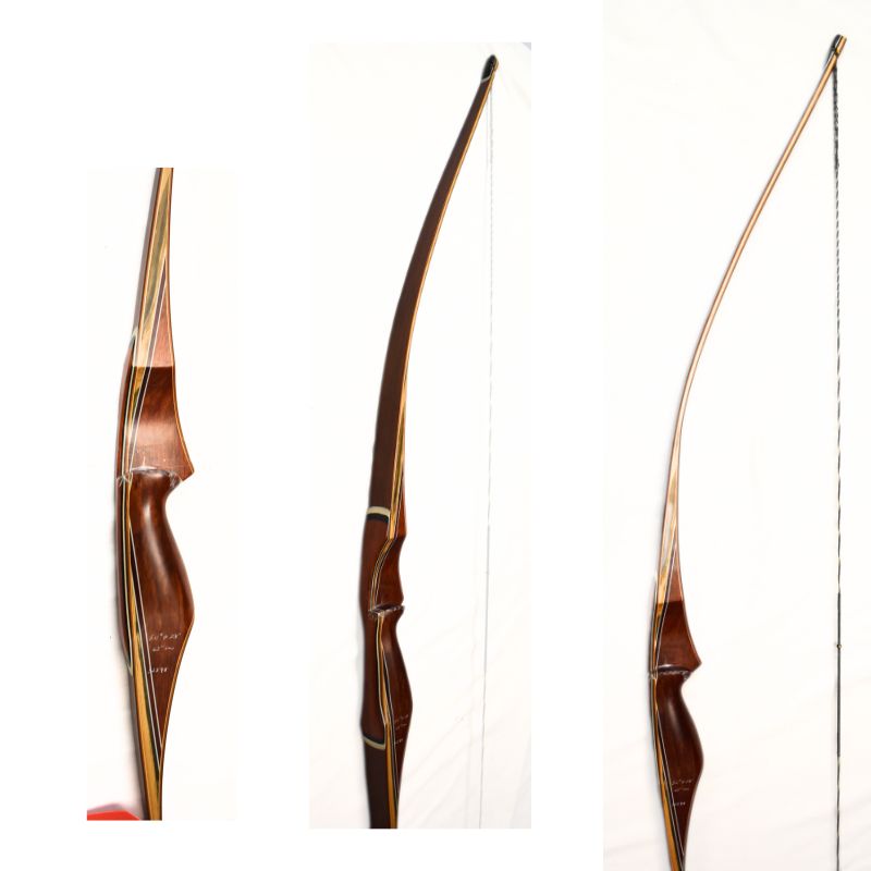 A vintage Jaques Golden Arrow 5'2 long bow for 26 arrows, (no arrows).