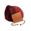BEAR-RED PLAID BOW SOCK
