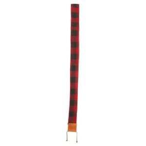 BEAR-RED PLAID BOW SOCK
