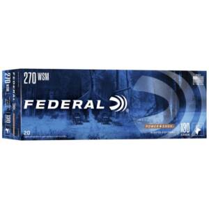 FEDERAL POWER-SHOK .270 WSM 130gr SP
