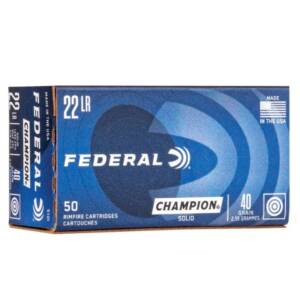FEDERAL CHAMPION LIGHTNING HV .22 LR 40gr