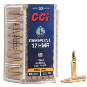 CCI GAMEPOINT .17 HMR 20gr JSP