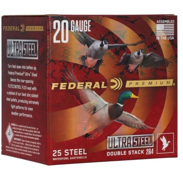 FEDERAL ULTRA STEEL 20-3" 1oz 2-4