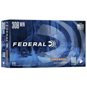 FEDERAL POWER-SHOK .308 WIN 180gr SP