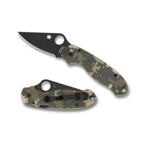 SPYDERCO PARA 3 CAMO BLACK