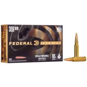 FEDERAL GOLD MED BERGER JUGGERNAUT .308 185gr OTM