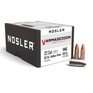 NOSLER VARMAGEDDON .224 62gr FB HP
