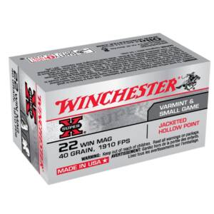 WINCHESTER S-X .22 MAG 40gr JHP .22 Mag (50)