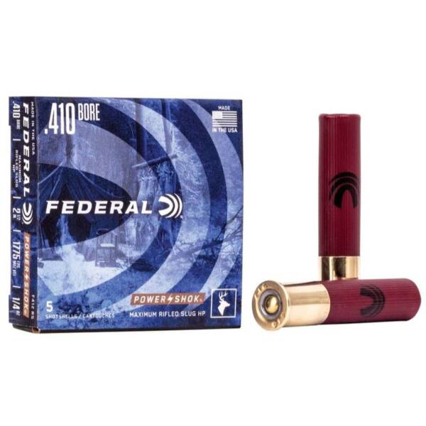FEDERAL POWER-SHOK RIFLED SLUG .410-2.5"