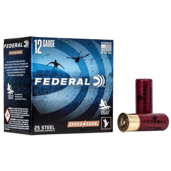 FEDERAL SPEED-SHOK STEEL 12-2.75" 1-1/8oz 3