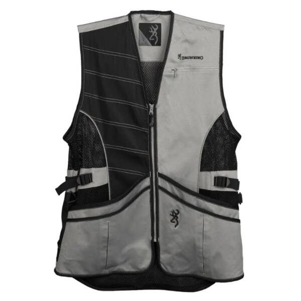 BROWNING ACE VEST GRY/BLK RH -XL