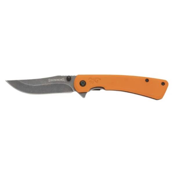 BROWNING BRANDED ROCK FOLDER - ORANGE