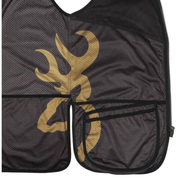 BROWNING TEAM VEST - BLK/GOLD LRG