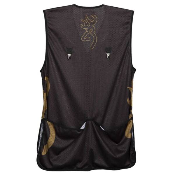 BROWNING TEAM VEST - BLK/GOLD LRG