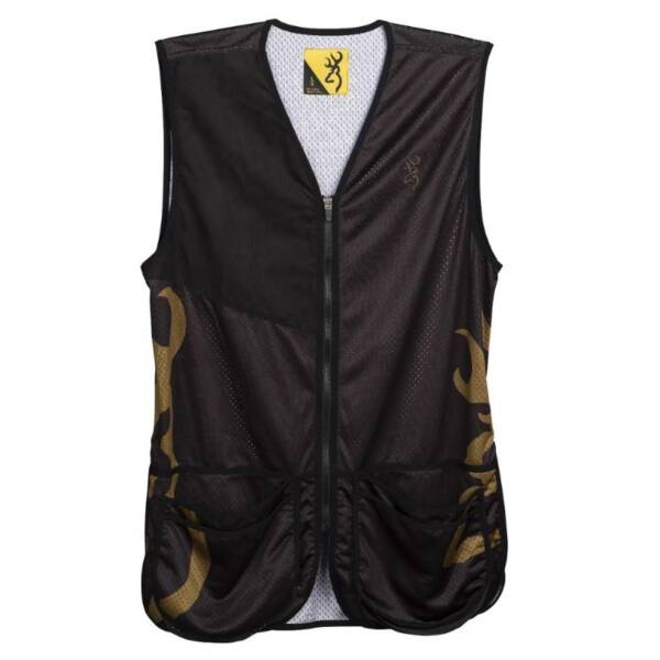 BROWNING TEAM VEST - BLK/GOLD LRG