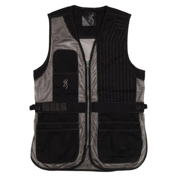 BROWNING TRAPPER CREEK VEST BLK/GRY LH LRG