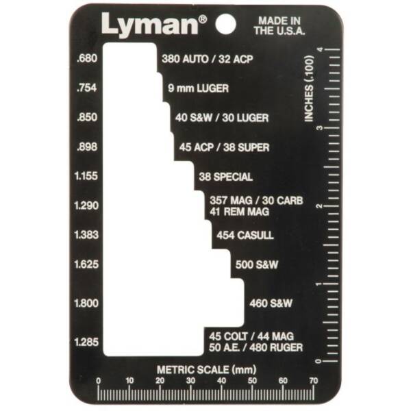LYMAN E-ZEE CASE GAUGE PISTOL & REVOLVER