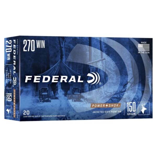 FEDERAL POWER-SHOK .270 WIN 150gr SP