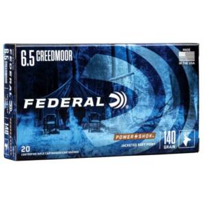 FEDERAL POWER-SHOK 6.5 CREED 140gr SP