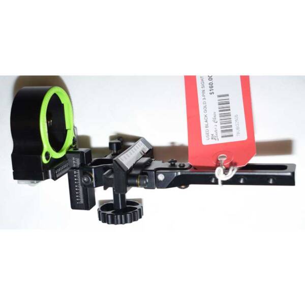 USED BLACK GOLD 3-PIN SIGHT RH