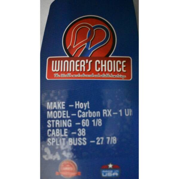 WCH-HOYT RX-1 ULTRA #3 SET