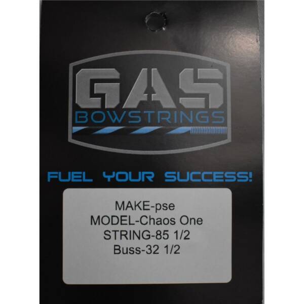 GAS-PSE CHAOS ONE SET BLACK