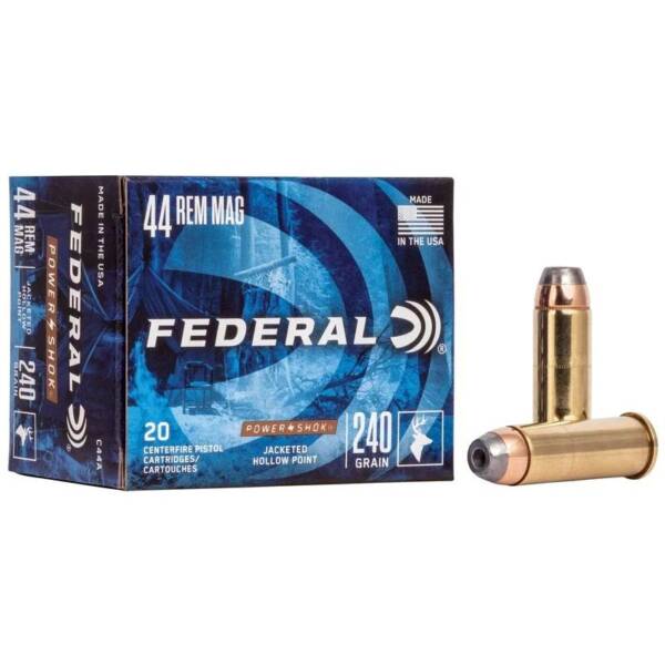 FEDERAL POWER-SHOK .44 REM 240gr JHP