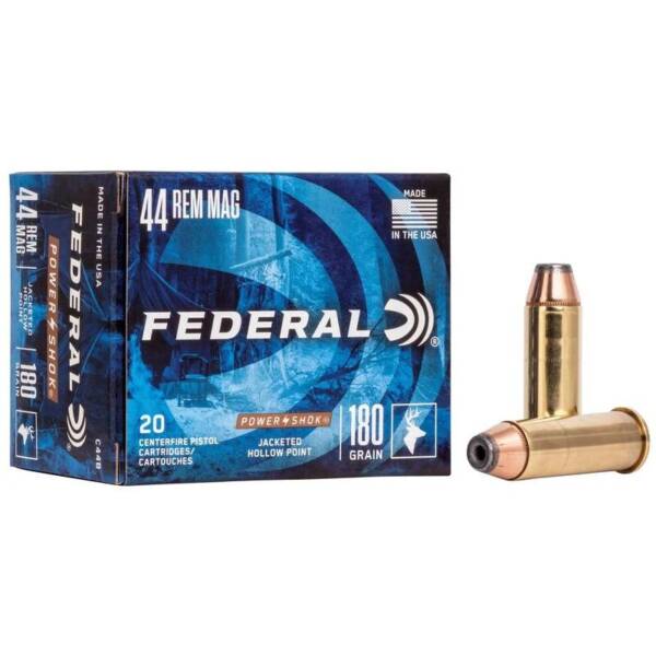 FEDERAL POWER-SHOK .44 REM 180gr JHP