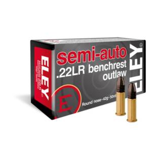 ELEY SEMI-AUTO BENCHREST OUTLAW .22 LR 42gr