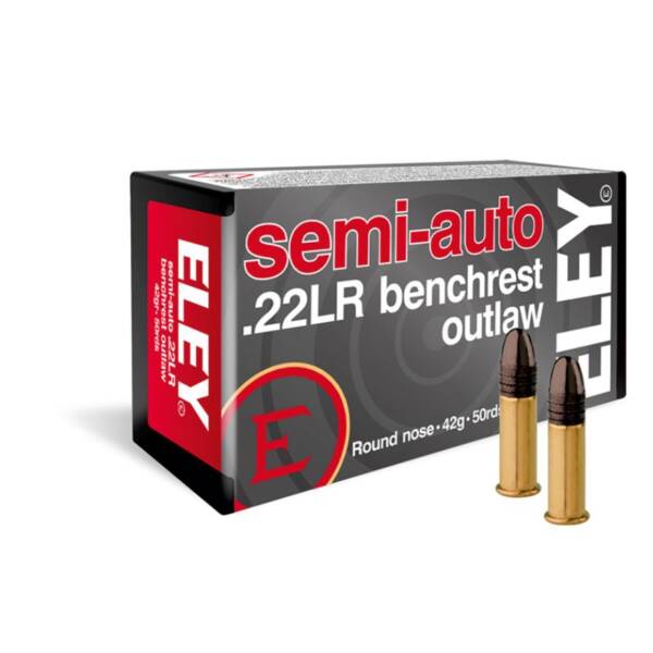 ELEY SEMI-AUTO BENCHREST OUTLAW .22 LR 42gr