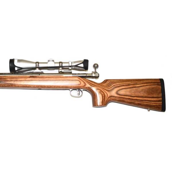 USED SAVAGE 12 LAMINATE STAINLESS .223 REM