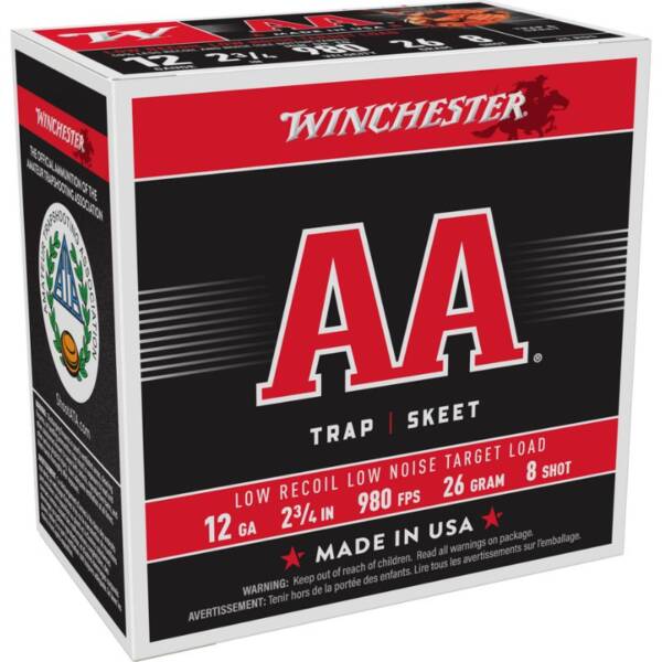 WINCHESTER AA 12g 2 1/2d 26gm. 8