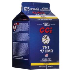 CCI 17HMR 17GR VARMINT TIPPED 125CT