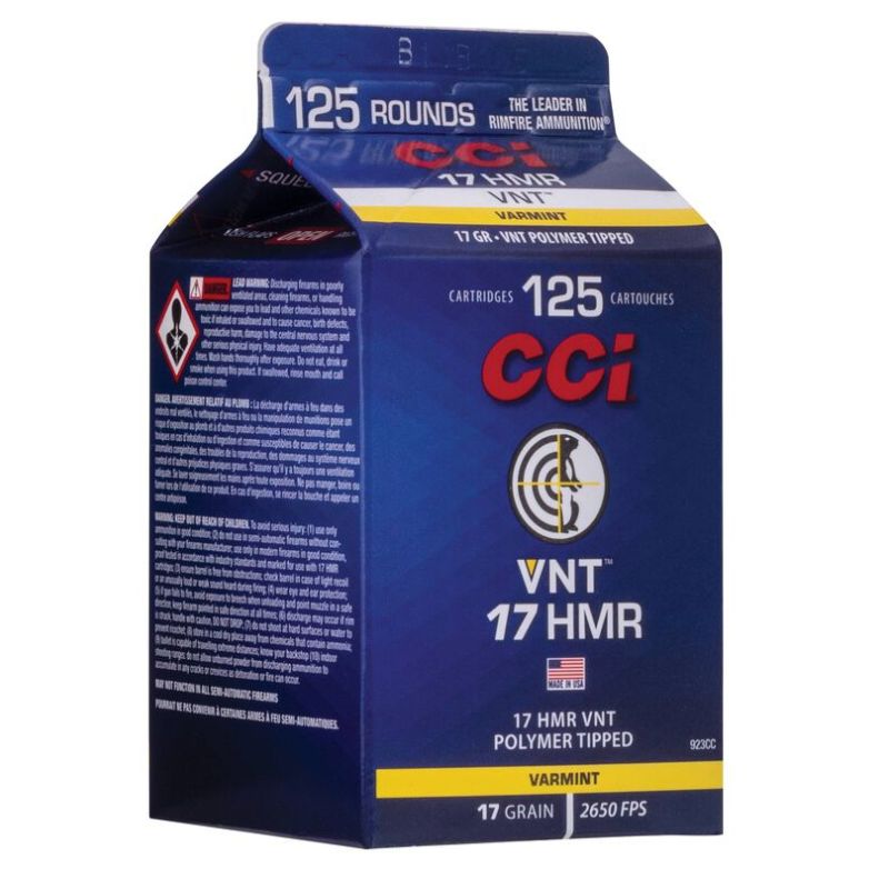 CCI 17HMR 17GR VARMINT TIPPED 125CT