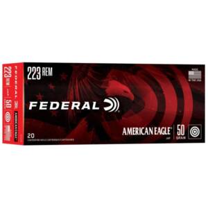 AMERICAN EAGLE 50gr JHP .223 REM