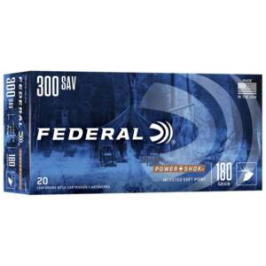 FEDERAL POWER-SHOK .300 SAV 180gr SP