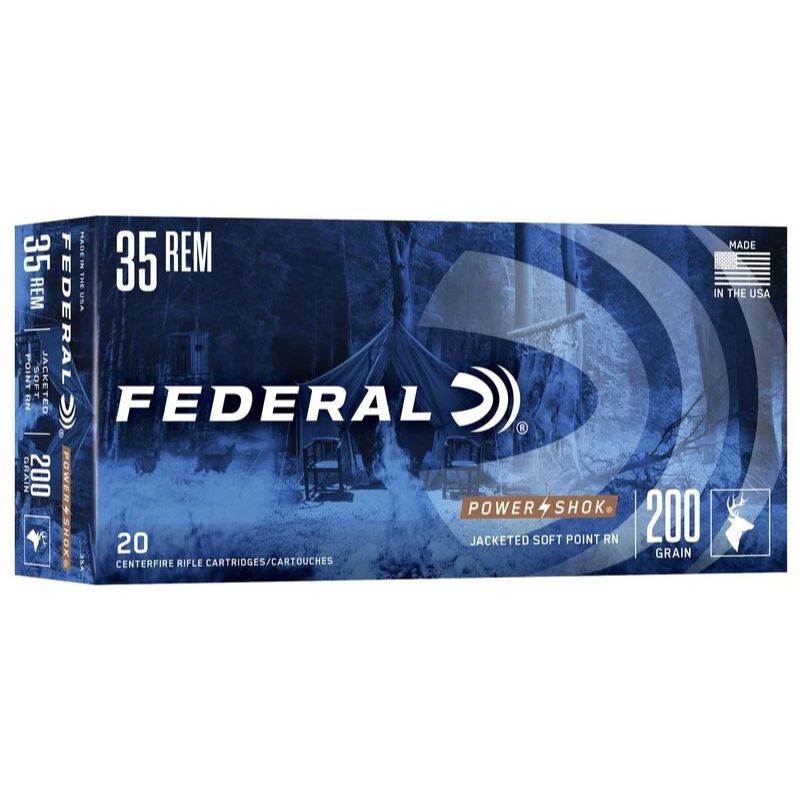 FEDERAL POWER-SHOK .35 REM 200gr RNSP