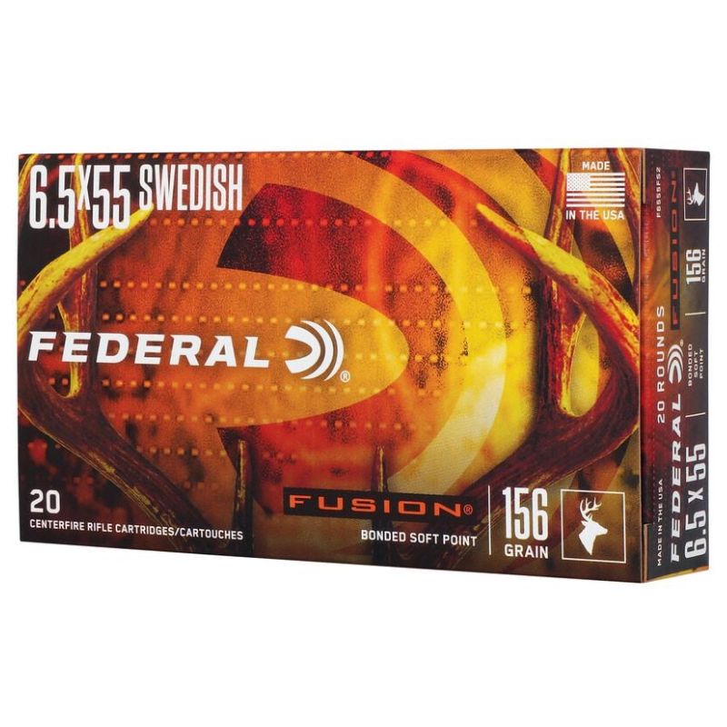 FEDERAL FUSION 6.5x55 SWED 156gr SP