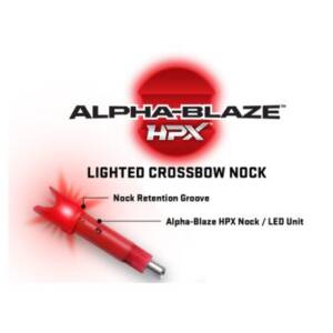 TENPOINT-ALPHA BLAZE HBX LIGHTED NOCK (3) RED