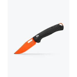 BENCHMADE MINI TAGGEDOUT ORANGE/CARBON FIBER